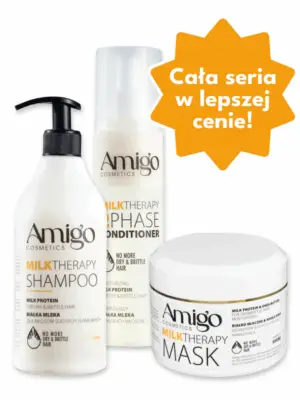 Zestaw MILK THERAPY | Szampon 450 ml + Maska 250 ml + Odżywka dwufazowa 400 ml
